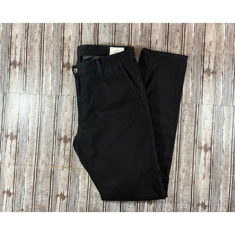 Rag & Bone Standard issue Chinos pants size 34 color Black NWOT made in USA